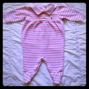 Ralph Lauren footed romper